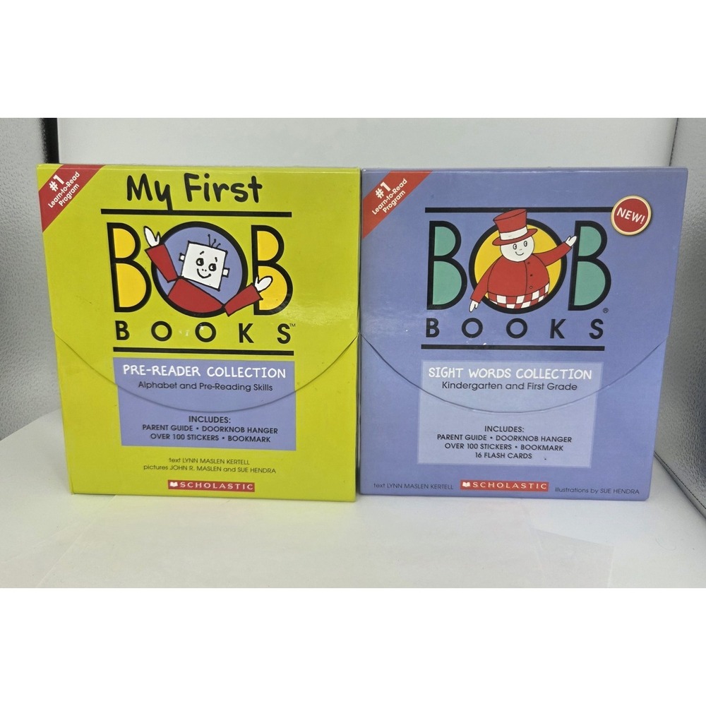 My First BOB Books COLLECTIONS Box Set Prereader & Kindergarten Incomplete READ